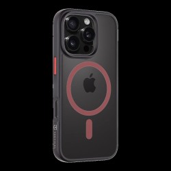 Husa Tactical MagForce Hyperstealth 2.0 pentru iPhone 16 Pro, Negru/Roșu