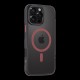 Husa Tactical MagForce Hyperstealth 2.0 pentru iPhone 16 Pro Max, Negru/Roșu (Bakr, 57983121869) by www.silkase.ro