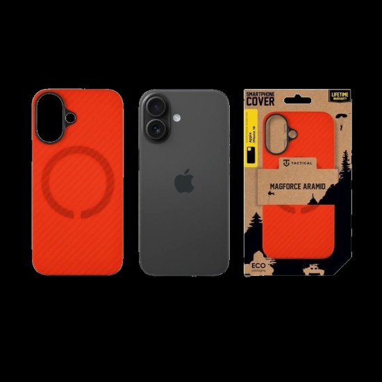 Husa Tactical MagForce Aramidă (Ediție Limitată Bloody Mary) pentru Apple iPhone 16 (Bakr, 57983121874) by www.silkase.ro