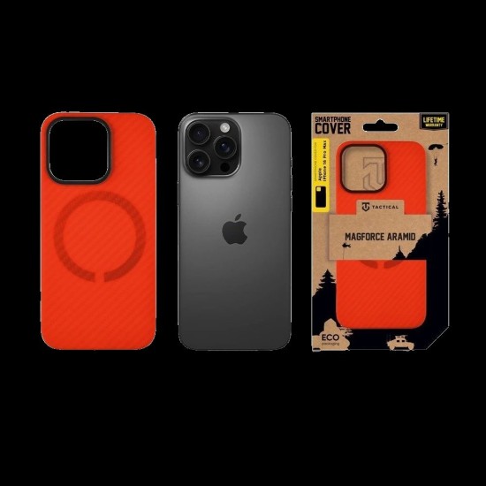 Husa Tactical MagForce Aramidă (Ediție Limitată Bloody Mary) pentru Apple iPhone 16 Pro Max (Bakr, 57983121877) by www.silkase.ro