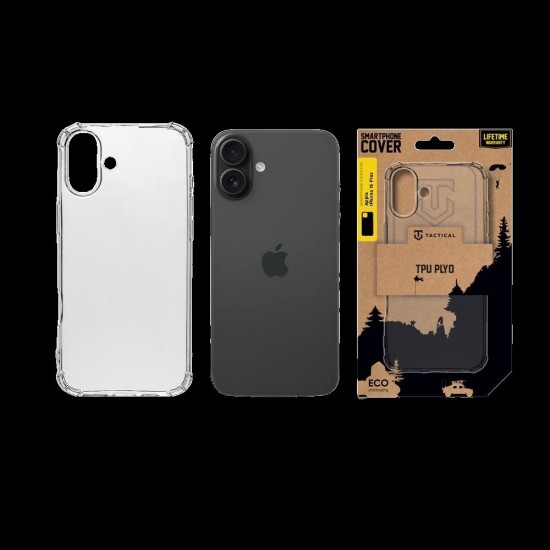 Husa Tactical TPU Plyo pentru Apple iPhone 16 Plus, Transparentă (Bakr, 57983121923) by www.silkase.ro