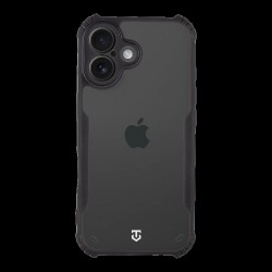 Husa Tactical Quantum Stealth pentru Apple iPhone 16, Transparent/Negru