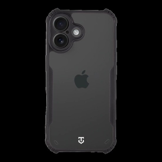 Husa Tactical Quantum Stealth pentru Apple iPhone 16, Transparent/Negru (Bakr, 57983121926) by www.silkase.ro
