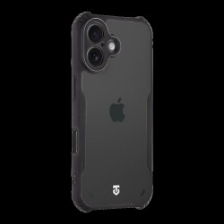 Husa Tactical Quantum Stealth pentru Apple iPhone 16, Transparent/Negru Husa Tactical Quantum Stealth pentru Apple iPhone 16, Transparent/Negru