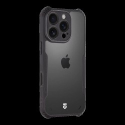 Husa Tactical Quantum Stealth pentru Apple iPhone 16 Pro, Transparent/Negru Husa Tactical Quantum Stealth pentru Apple iPhone 16 Pro, Transparent/Negru