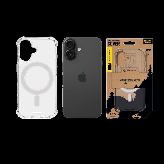 Husa Tactical MagForce Plyo (MagSafe) pentru Apple iPhone 16, Transparentă Husa Tactical MagForce Plyo (MagSafe) pentru Apple iPhone 16, Transparentă (Bakr, 57983121938) by www.silkase.ro