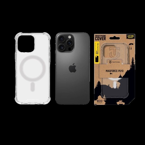 Husa Tactical MagForce Plyo (MagSafe) pentru Apple iPhone 16 Pro Max, Transparentă Husa Tactical MagForce Plyo (MagSafe) pentru Apple iPhone 16 Pro Max, Transparentă (Bakr, 57983121941) by www.silkase.ro