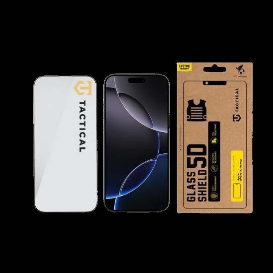Folie de Sticlă 5D Tactical Glass Shield pentru Apple iPhone 16 Pro Max, Neagră Folie de Sticlă 5D Tactical Glass Shield pentru Apple iPhone 16 Pro Max, Neagră (Bakr, 57983121945) by www.silkase.ro