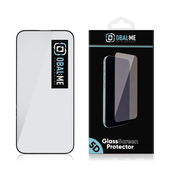 Folie de Sticlă 5D OBAL:ME pentru Apple iPhone 16 Pro Max, Neagră (Bakr, 57983121980) by www.silkase.ro