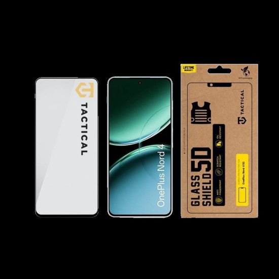 Folie de Sticlă 5D Tactical Glass Shield pentru OnePlus Nord 4 5G, Neagră Folie de Sticlă 5D Tactical Glass Shield pentru OnePlus Nord 4 5G, Neagră (Bakr, 57983121989) by www.silkase.ro