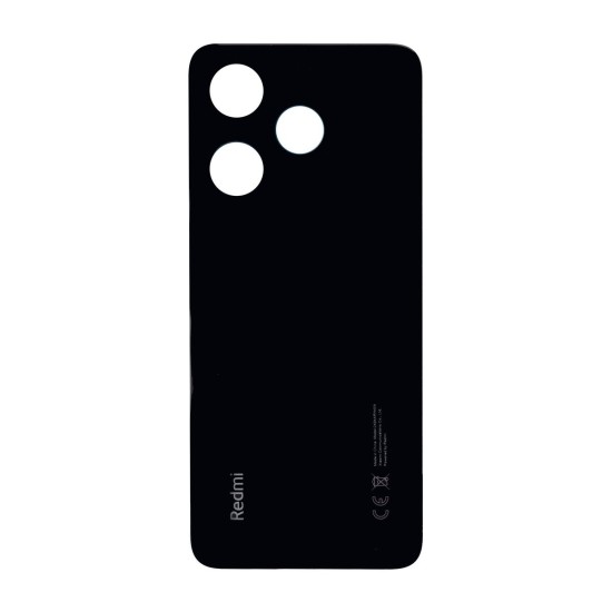 Capac Spate Xiaomi Redmi 13, Carcasă Baterie, Black (Piese Schimb, 57983122000) by www.silkase.ro