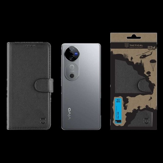 Husa Tactical Field Notes pentru Vivo V40, Neagra Husa Tactical Field Notes pentru Vivo V40, Neagra (Bakr, 57983122166) by www.silkase.ro