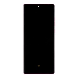 Modul Display LCD cu Touchscreen și Ramă pentru Motorola Edge 50 Fusion, Roz (Hot Pink) (Service Pack)