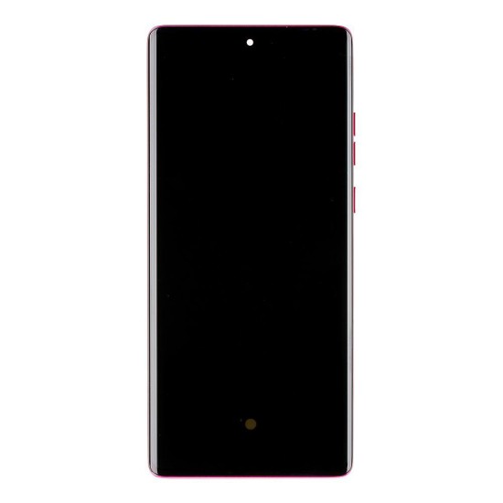 Modul Display LCD cu Touchscreen și Ramă pentru Motorola Edge 50 Fusion, Roz (Hot Pink) (Service Pack) (Bakr, 5D68C24372) by www.silkase.ro