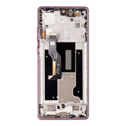 Modul Display LCD cu Touchscreen și Ramă pentru Motorola Edge 50 Fusion, Roz (Hot Pink) (Service Pack)