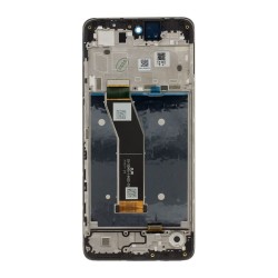 Modul Display LCD cu Touchscreen și Ramă pentru Motorola G24, Negru (Service Pack)
