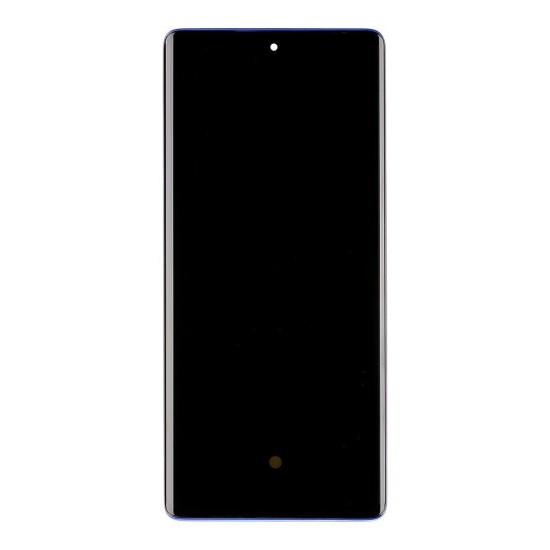 Modul Display LCD cu Touchscreen și Ramă pentru Motorola G85, Albastru (Cobalt Blue) (Service Pack) (Bakr, 5D68C24856) by www.silkase.ro