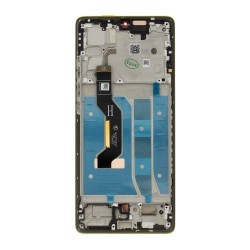 Modul Display LCD cu Touchscreen și Ramă pentru Motorola G85, Verde (Olive Green) (Service Pack)
