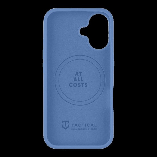 Husa Tactical MagForce Velvet Smoothie (MagSafe) pentru Apple iPhone 16, Albastru (Avatar) (Bakr, 57983122559) by www.silkase.ro