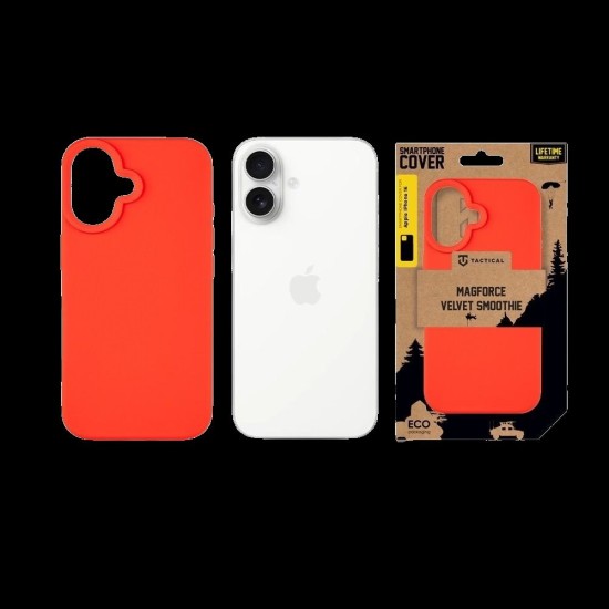 Husa Tactical MagForce Velvet Smoothie (MagSafe) pentru Apple iPhone 16, Roșu (Chilli) Husa Tactical MagForce Velvet Smoothie (MagSafe) pentru Apple iPhone 16, Roșu (Chilli) (Bakr, 57983122564) by www.silkase.ro