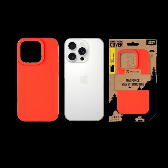 Husa Tactical MagForce Velvet Smoothie (MagSafe) pentru Apple iPhone 16 Pro, Roșu (Chilli) Husa Tactical MagForce Velvet Smoothie (MagSafe) pentru Apple iPhone 16 Pro, Roșu (Chilli) (Bakr, 57983122580) by www.silkase.ro