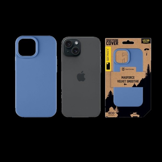 Husa Tactical MagForce Velvet Smoothie (MagSafe) pentru Apple iPhone 15, Albastru (Avatar) Husa Tactical MagForce Velvet Smoothie (MagSafe) pentru Apple iPhone 15, Albastru (Avatar) (Bakr, 57983122591) by www.silkase.ro