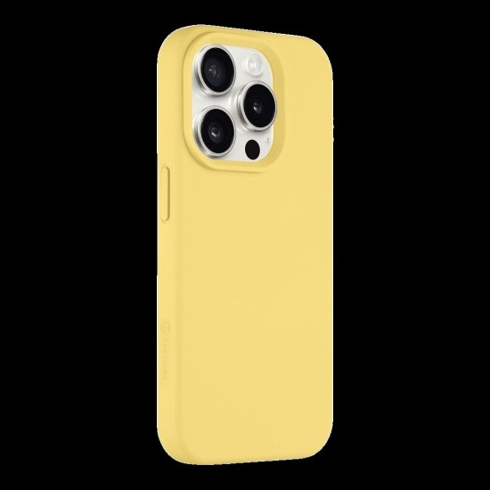 Husa Tactical MagForce Velvet Smoothie (MagSafe) pentru Apple iPhone 15 Pro, Galben (Banana) (Bakr, 57983122604) by www.silkase.ro
