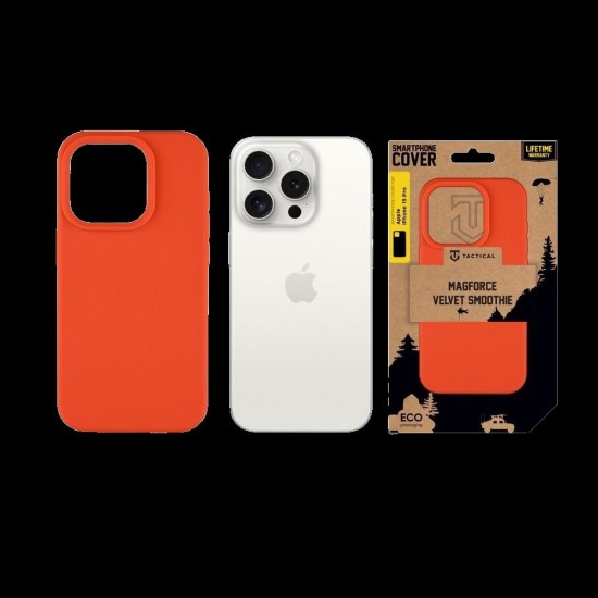 Husa Tactical MagForce Velvet Smoothie (MagSafe) pentru Apple iPhone 15 Pro, Roșu (Chilli) Husa Tactical MagForce Velvet Smoothie (MagSafe) pentru Apple iPhone 15 Pro, Roșu (Chilli) (Bakr, 57983122606) by www.silkase.ro