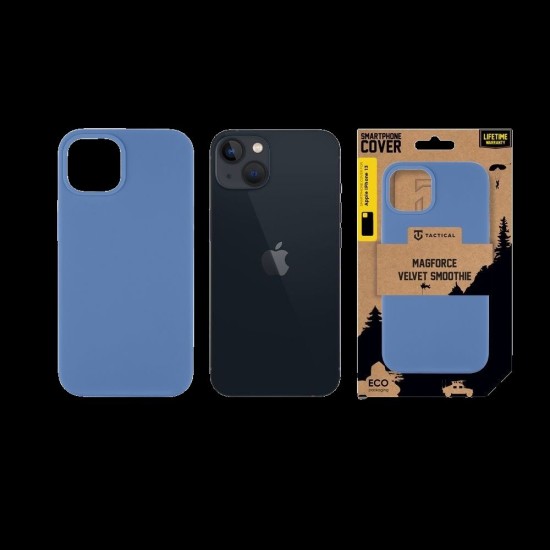 Husa Tactical MagForce Velvet Smoothie (MagSafe) pentru Apple iPhone 13, Albastru (Avatar) Husa Tactical MagForce Velvet Smoothie (MagSafe) pentru Apple iPhone 13, Albastru (Avatar) (Bakr, 57983122647) by www.silkase.ro