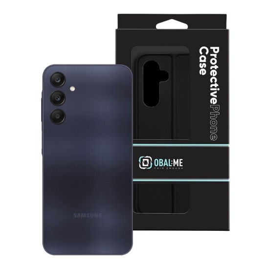 Husa OBAL:ME SmoothTouch pentru Samsung Galaxy A25 5G, Neagra (Bakr, 57983123095) by www.silkase.ro