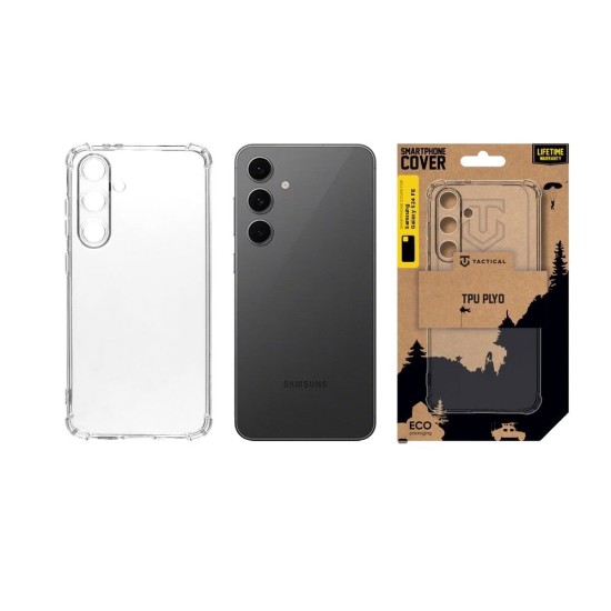 Husa Tactical TPU Plyo pentru Samsung Galaxy S24 FE, Transparentă Husa Tactical TPU Plyo pentru Samsung Galaxy S24 FE, Transparentă (Bakr, 57983123204) by www.silkase.ro