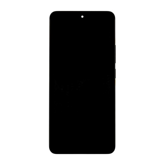 Modul Display LCD cu Touchscreen și Ramă pentru Xiaomi Redmi Note 13 Pro+ 5G, Negru (Service Pack) (Bakr, 560002N16U00) by www.silkase.ro