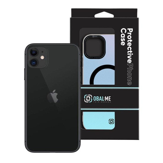 Husa OBAL:ME HoloMag (MagSafe) pentru Apple iPhone 11, Neagra (Bakr, 57983123328) by www.silkase.ro