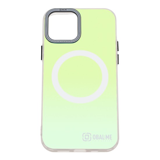 Husa OBAL:ME HoloMag (MagSafe) pentru Apple iPhone 12 / 12 Pro, Alba (Bakr, 57983123330) by www.silkase.ro