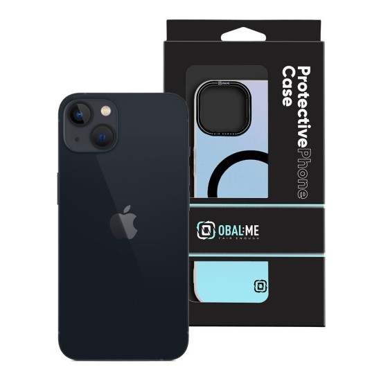 Husa OBAL:ME HoloMag (MagSafe) pentru Apple iPhone 13, Neagra (Bakr, 57983123332) by www.silkase.ro