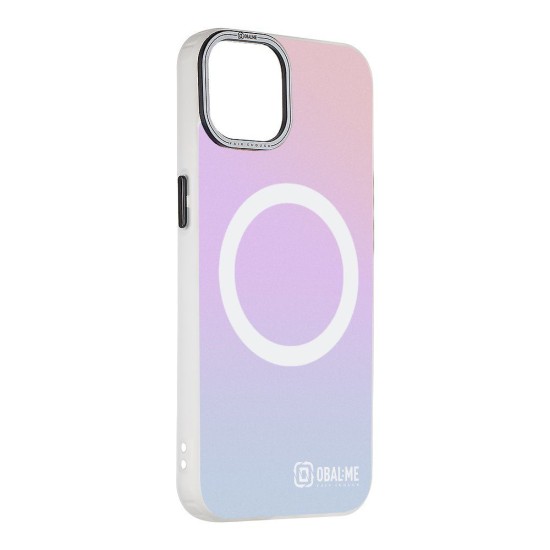 Husa OBAL:ME HoloMag (MagSafe) pentru Apple iPhone 14, Alba (Bakr, 57983123338) by www.silkase.ro