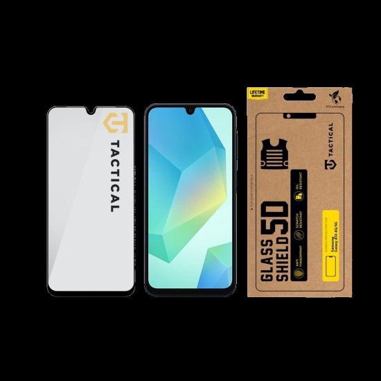 Folie de Sticlă 5D Tactical Glass Shield pentru Samsung Galaxy A16 4G/5G / A26 5G, Neagră Folie de Sticlă 5D Tactical Glass Shield pentru Samsung Galaxy A16 4G/5G / A26 5G, Neagră (Bakr, 57983123377) by www.silkase.ro