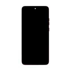 Modul Display LCD cu Touchscreen și Ramă pentru Motorola Edge 50 Neo, Roșu (Poinciana) (Service Pack)