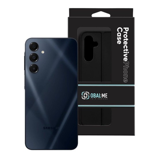 Husa OBAL:ME SmoothTouch pentru Samsung Galaxy A16 4G / 5G, Neagra (Bakr, 57983123633) by www.silkase.ro