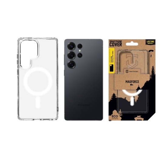 Husa Tactical MagForce (MagSafe) pentru Samsung Galaxy S25 Ultra, Transparentă Husa Tactical MagForce (MagSafe) pentru Samsung Galaxy S25 Ultra, Transparentă (Bakr, 57983123715) by www.silkase.ro