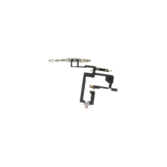 Modul Flex Buton Pornire (Power) pentru iPhone 15 (cu Suport Metalic) (Bakr, 57983123932) by www.silkase.ro