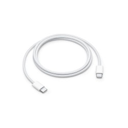 Cablu de Date Original Apple (MW493ZM/A) USB-C la USB-C, 60W, 1m, Alb (OOB Bulk)