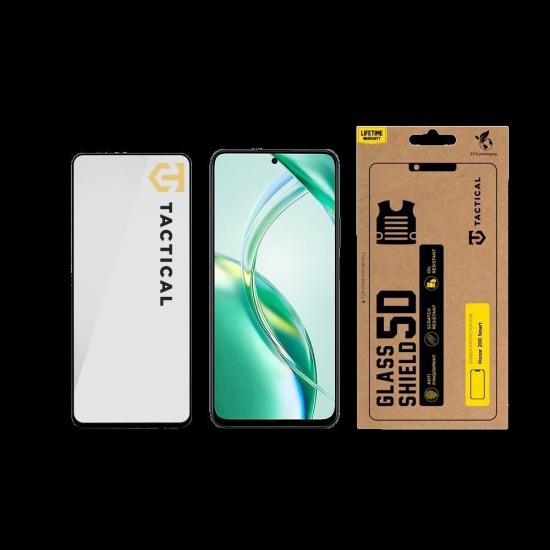 Folie de Sticlă 5D Tactical Glass Shield pentru Honor 200 Smart, Neagră Folie de Sticlă 5D Tactical Glass Shield pentru Honor 200 Smart, Neagră (Bakr, 57983124111) by www.silkase.ro