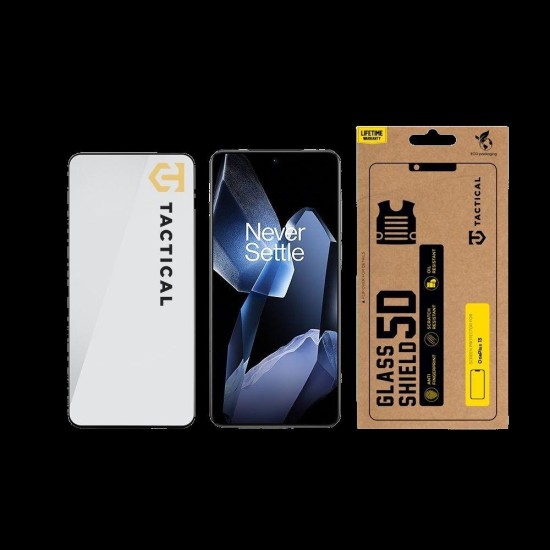 Folie de Sticlă 5D Tactical Glass Shield pentru OnePlus 13, Neagră (Bakr, 57983124115) by www.silkase.ro
