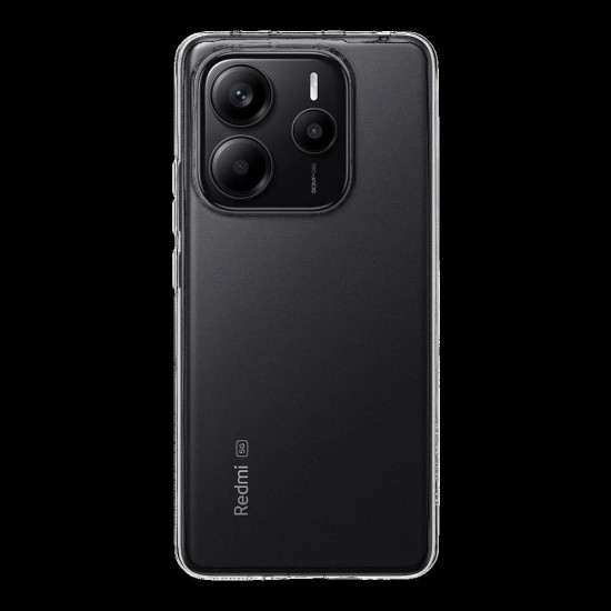 Husa Tactical TPU pentru Xiaomi Redmi Note 14 5G, Transparentă (Bakr, 57983124199) by www.silkase.ro