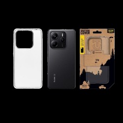 Husa Tactical TPU pentru Xiaomi Redmi Note 14 5G, Transparentă