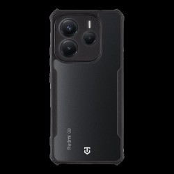 Husa Tactical Quantum Stealth pentru Xiaomi Redmi Note 14 5G, Transparent/Negru