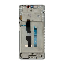 Modul Display LCD cu Touchscreen și Ramă pentru Xiaomi Redmi Note 13 5G, Alb (Artic White) (Service Pack) Modul Display LCD cu Touchscreen și Ramă pentru Xiaomi Redmi Note 13 5G, Alb (Artic White) (Service Pack)