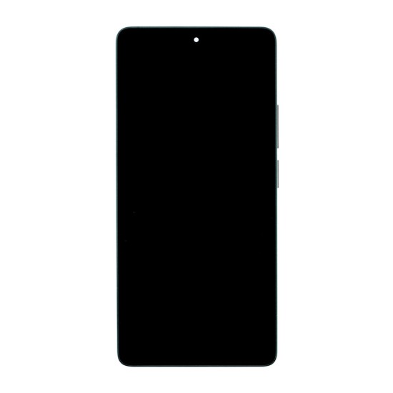 Modul Display LCD cu Touchscreen și Ramă pentru Xiaomi Redmi Note 13 Pro 4G, Verde (Service Pack) (Bakr, 56000100N600) by www.silkase.ro