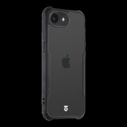 Husa Tactical Quantum Stealth pentru Apple iPhone 16e, Transparent/Negru Husa Tactical Quantum Stealth pentru Apple iPhone 16e, Transparent/Negru